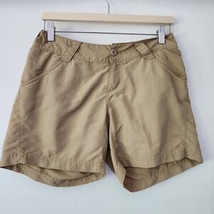Columbia khaki tan‎ hiking shorts womens size S